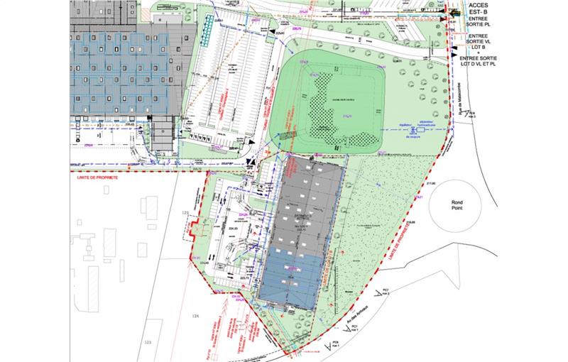 Location d'entrepôt de 5 220 m² à Saint-Quentin-Fallavier - 38070 plan - 1