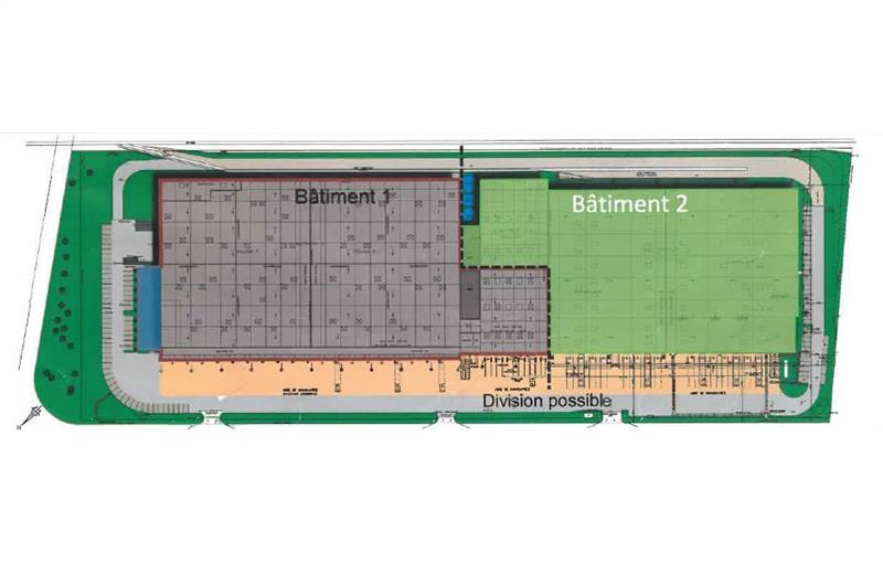 Location d'entrepôt de 14 940 m² à Saint-Quentin-Fallavier - 38070 plan - 1