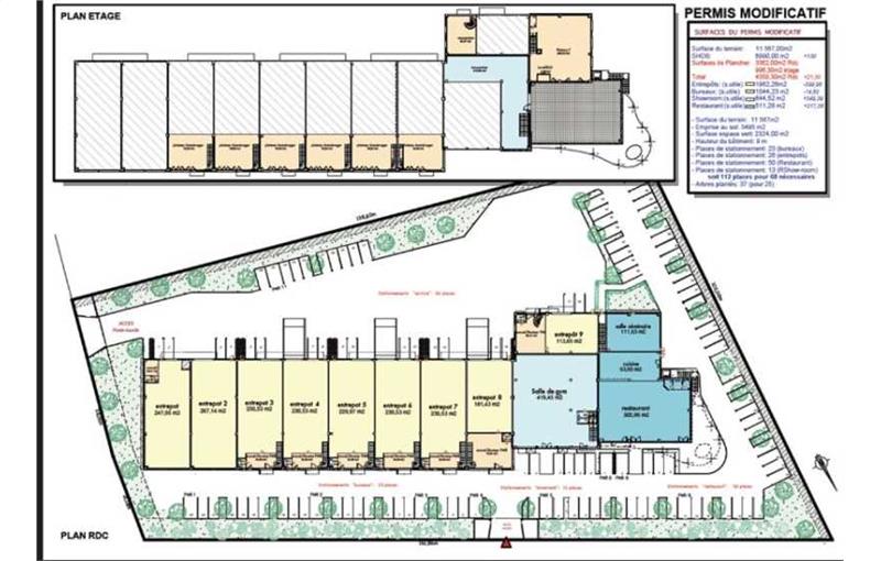 Location d'entrepôt de 341 m² à Saint-Quentin-Fallavier - 38070 plan - 1