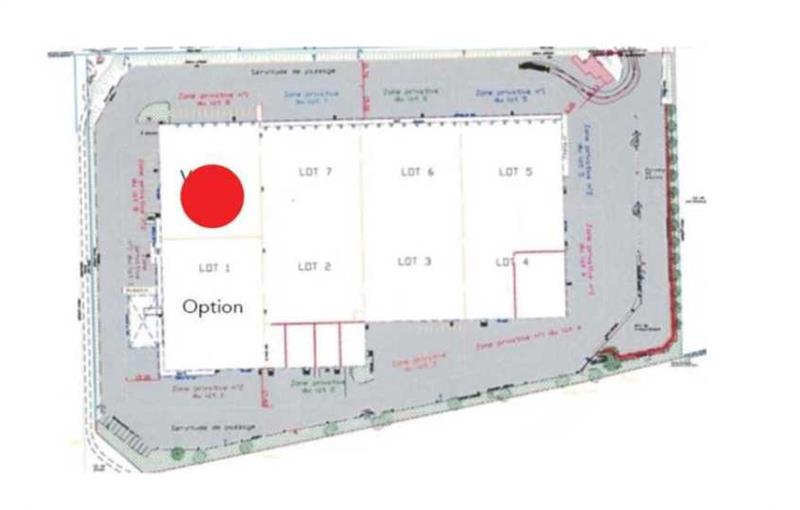 Location d'entrepôt de 2 560 m² à Saint-Quentin-Fallavier - 38070 plan - 1