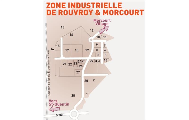 Location d'entrepôt de 1 698 m² à Saint-Quentin - 02100 plan - 1