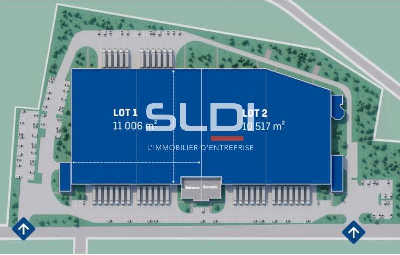 Location d'entrepôt de 21 523 m² à Saint-Rambert-d'Albon - 26140 plan - 1