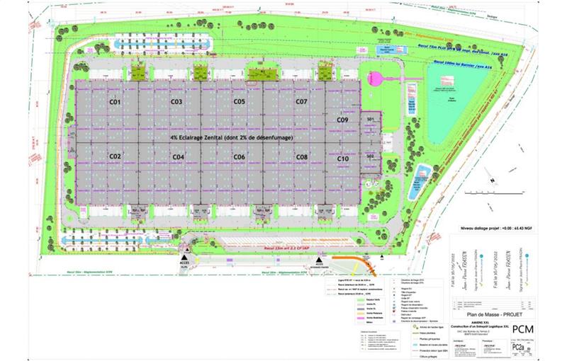 Location d'entrepôt de 30 383 m² à Saint-Sauveur - 80470 plan - 1