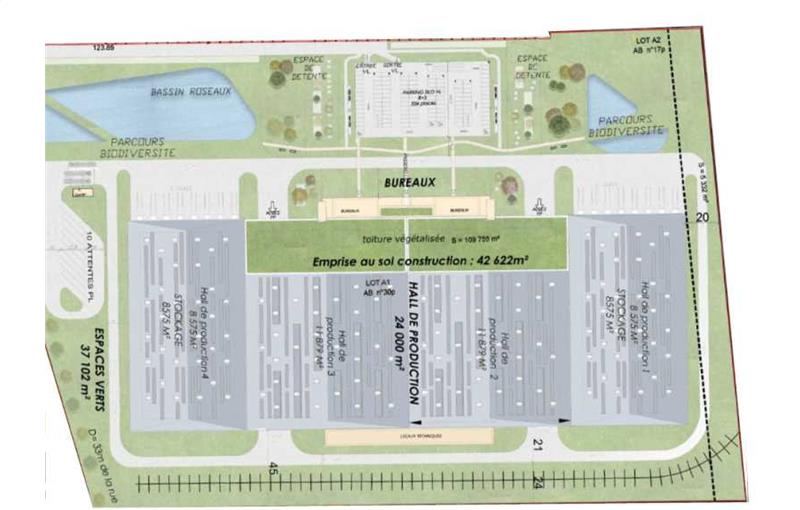 Location d'entrepôt de 44 000 m² à Saint-Vulbas - 01150 plan - 1