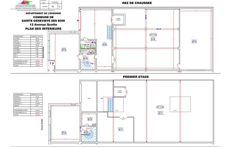 Location d'entrepôt de 386 m² à Sainte-Geneviève-des-Bois - 91700 plan - 1