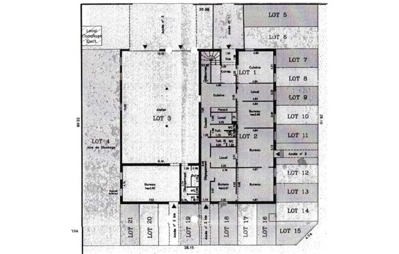 Location d'entrepôt de 620 m² à Sainte-Geneviève-des-Bois - 91700 plan - 1