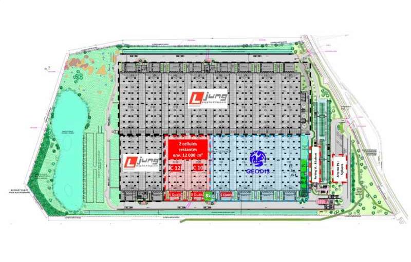 Location d'entrepôt de 12 000 m² à Salomé - 59496 plan - 1