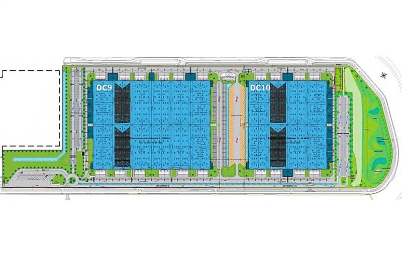 Location d'entrepôt de 124 566 m² à Sandouville - 76430 plan - 1