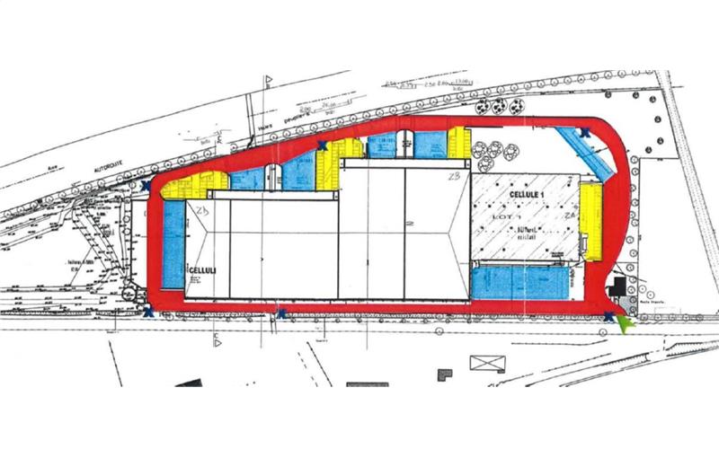 Location d'entrepôt de 25 105 m² à Saulce-sur-Rhône - 26270 plan - 1