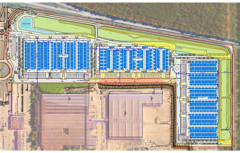 Location d'entrepôt de 95 939 m² à Sausheim - 68390 plan - 1