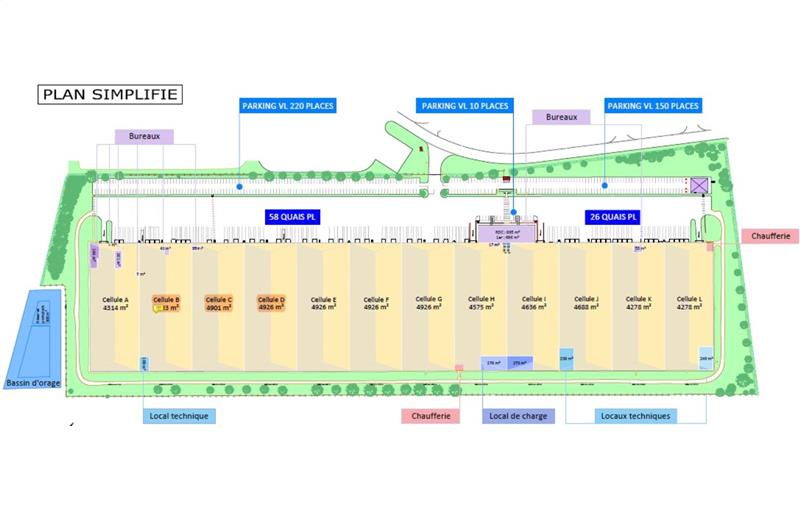 Location d'entrepôt de 14 776 m² à Savigny-sur-Clairis - 89150 plan - 1