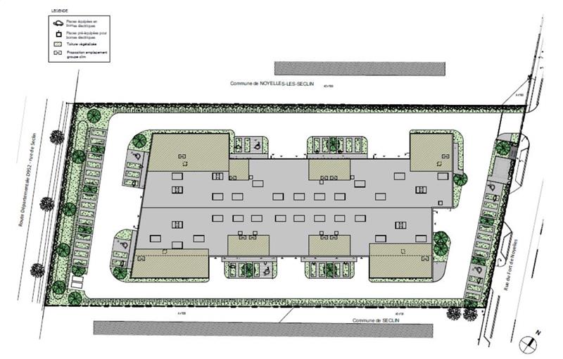 Location d'entrepôt de 1 640 m² à Seclin - 59113 plan - 1