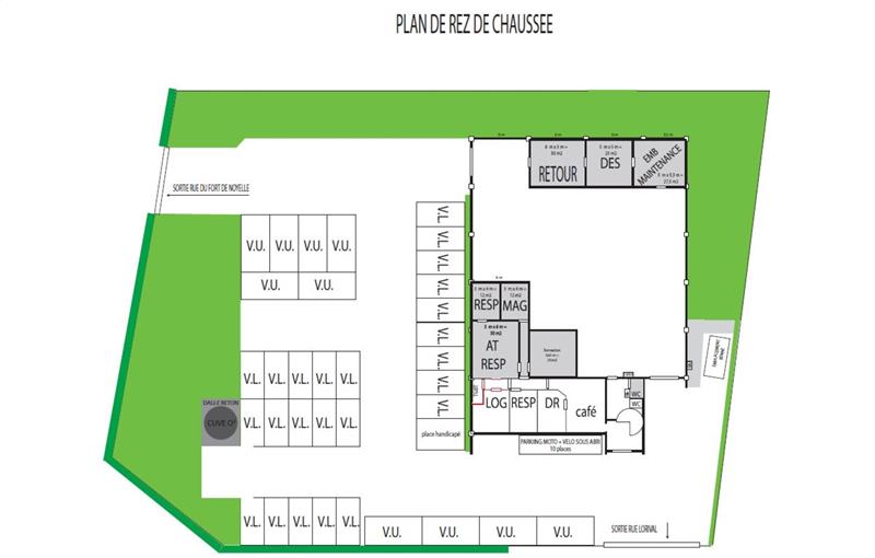 Location d'entrepôt de 892 m² à Seclin - 59113 plan - 1