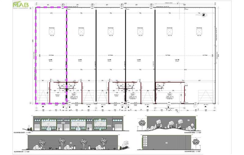 Location d'entrepôt de 258 m² à Semoy - 45400 plan - 1