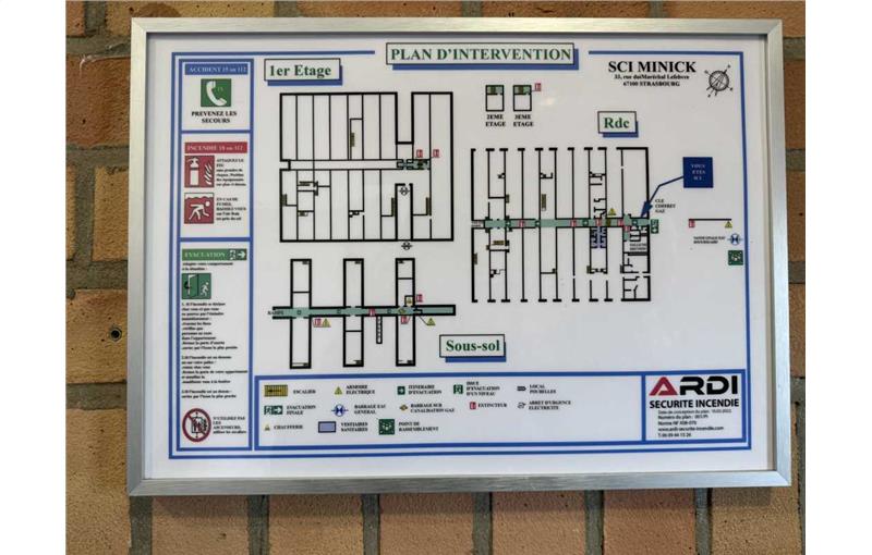 Location d'entrepôt de 575 m² à Strasbourg - 67000 plan - 1