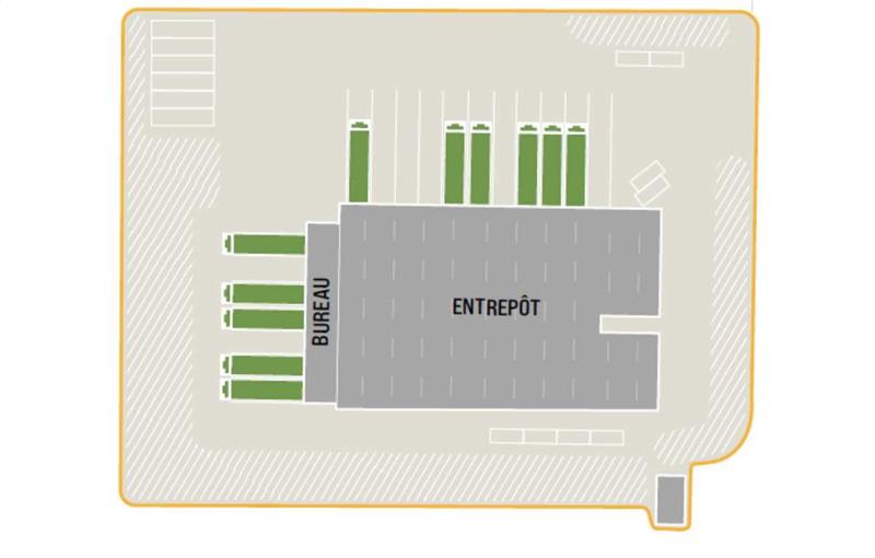 Location d'entrepôt de 1 446 m² à Toulouse - 31000 plan - 1