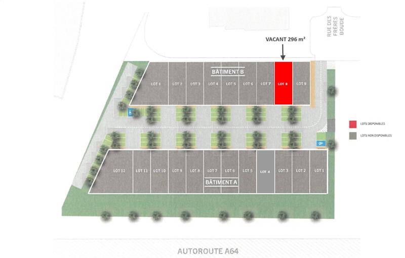 Location d'entrepôt de 296 m² à Toulouse - 31000 plan - 1