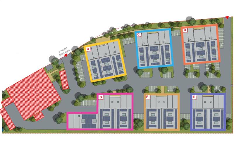 Location d'entrepôt de 7 596 m² à Tourcoing - 59200 plan - 1