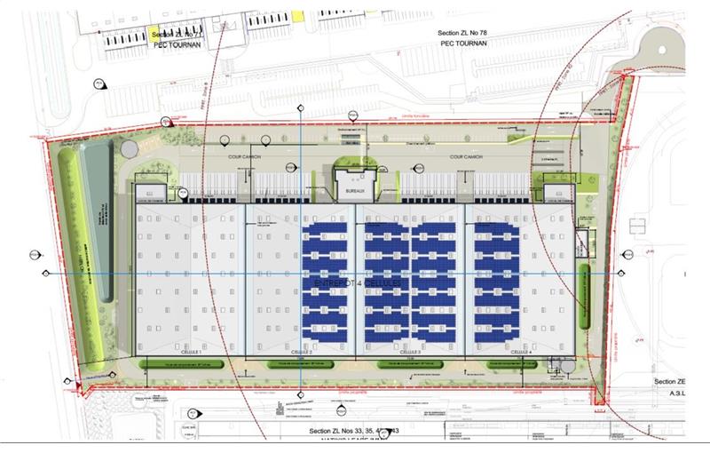 Location d'entrepôt de 30 490 m² à Tournan-en-Brie - 77220 plan - 1