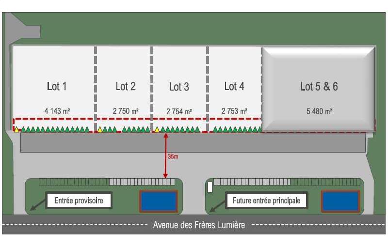 Location d'entrepôt de 2 750 m² à Trappes - 78190 plan - 1