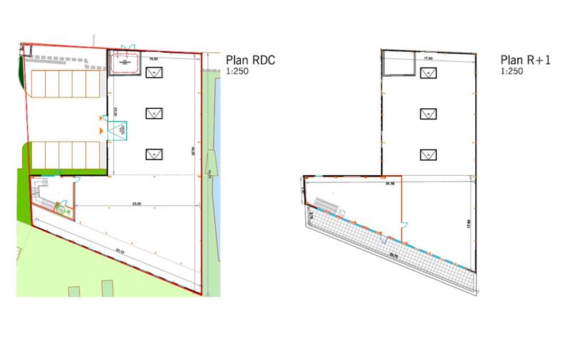 Location d'entrepôt de 1 270 m² à Tremblay-en-France - 93290 plan - 1