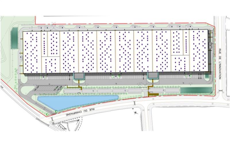 Location d'entrepôt de 111 934 m² à Troyes - 10000 plan - 1