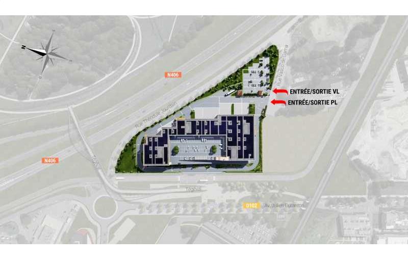 Location d'entrepôt de 18 837 m² à Valenton - 94460 plan - 1