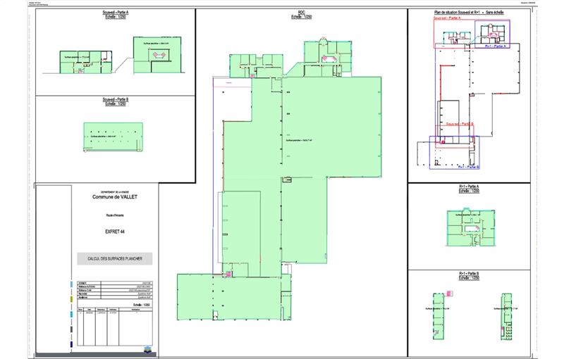 Location d'entrepôt de 6 763 m² à Vallet - 44330 plan - 1