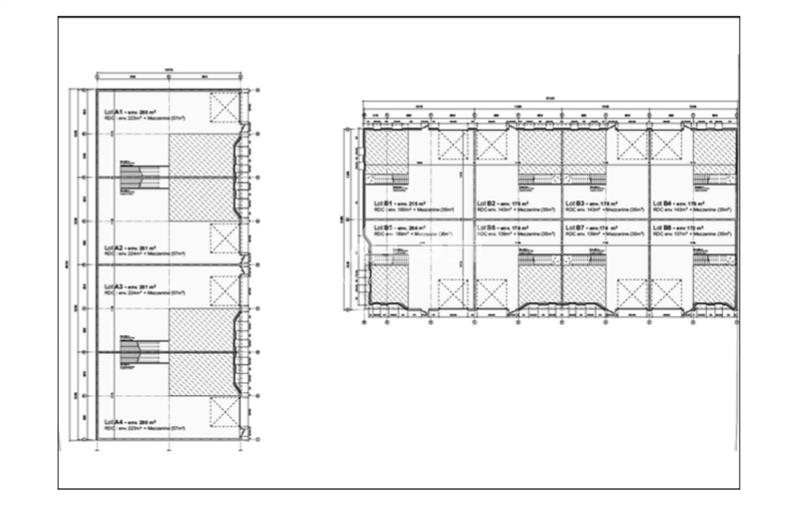 Location d'entrepôt de 2 595 m² à Varennes-lès-Mâcon - 71000 plan - 1