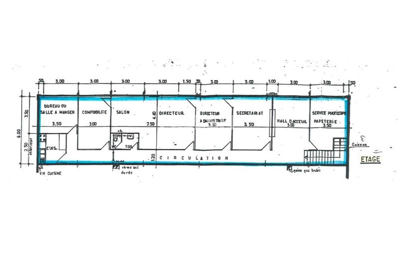 Location d'entrepôt de 1 180 m² à Vaulx-en-Velin - 69120 plan - 1