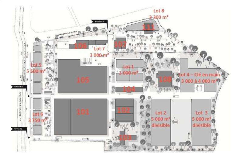 Location d'entrepôt de 1 007 m² à Vénissieux - 69200 plan - 1