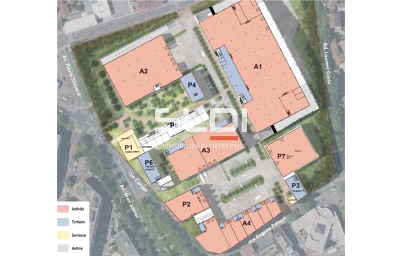 Location d'entrepôt de 33 280 m² à Vénissieux - 69200 plan - 1