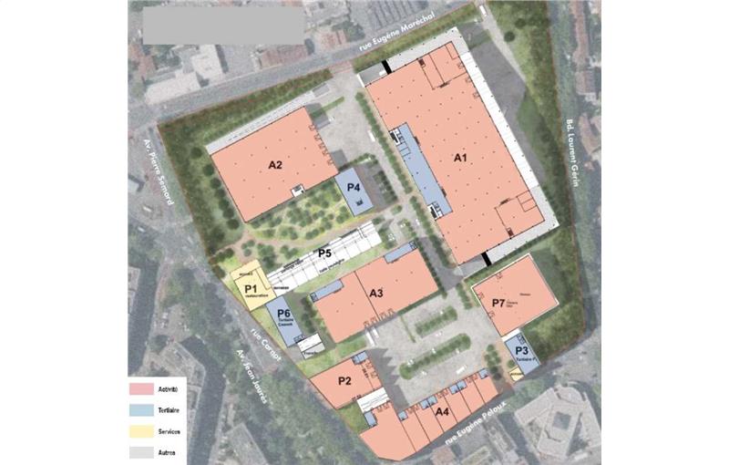 Location d'entrepôt de 32 465 m² à Vénissieux - 69200 plan - 1