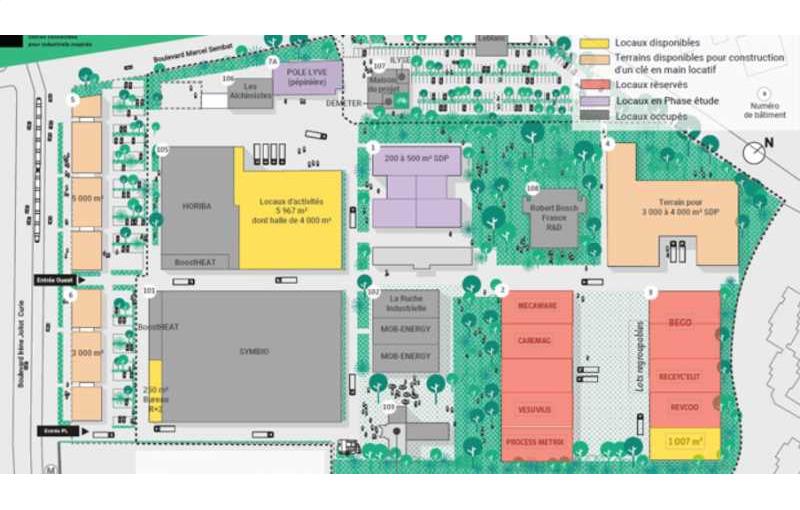 Location d'entrepôt de 11 252 m² à Vénissieux - 69200 plan - 1