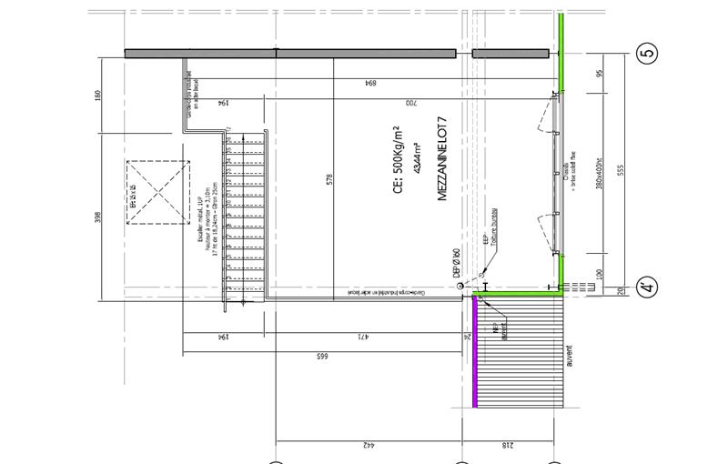 Location d'entrepôt de 251 m² à Vénissieux - 69200 plan - 1