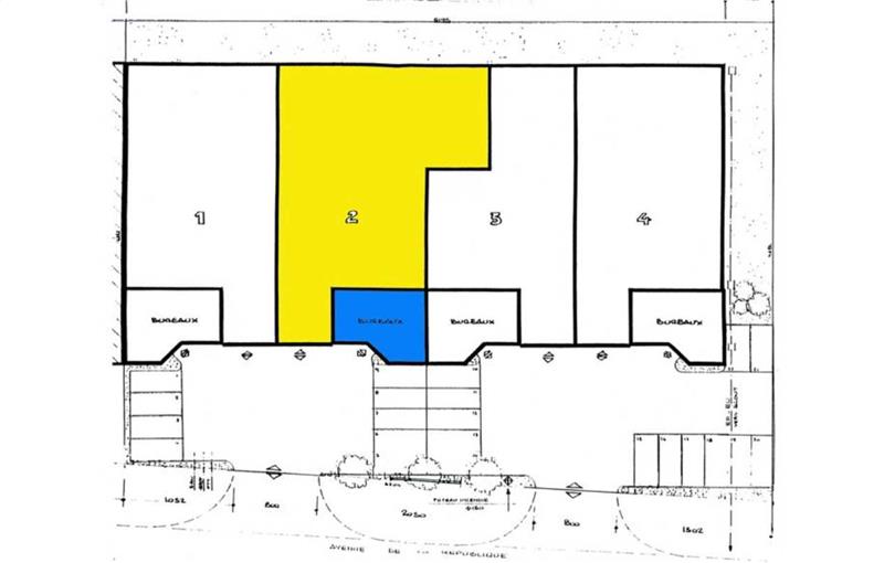 Location d'entrepôt de 716 m² à Vénissieux - 69200 plan - 1