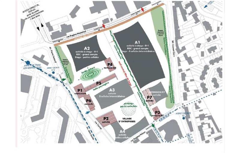 Location d'entrepôt de 19 750 m² à Vénissieux - 69200 plan - 1