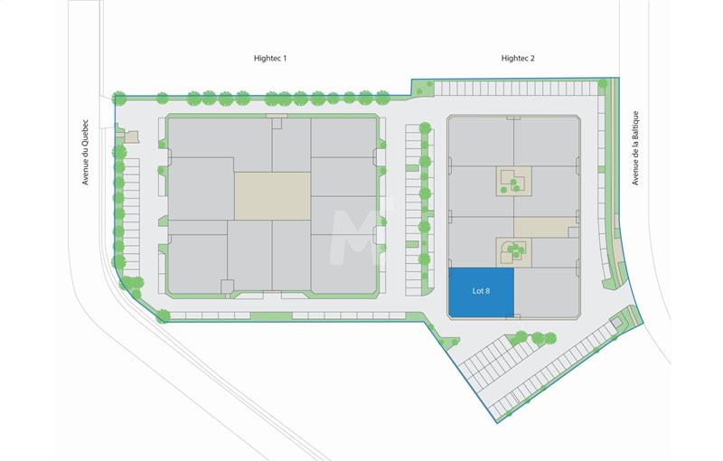 Location d'entrepôt de 308 m² à Villebon-sur-Yvette - 91140 plan - 1