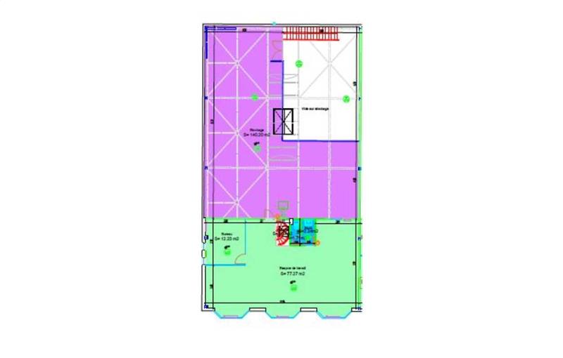 Location d'entrepôt de 368 m² à Villejuif - 94800 plan - 1