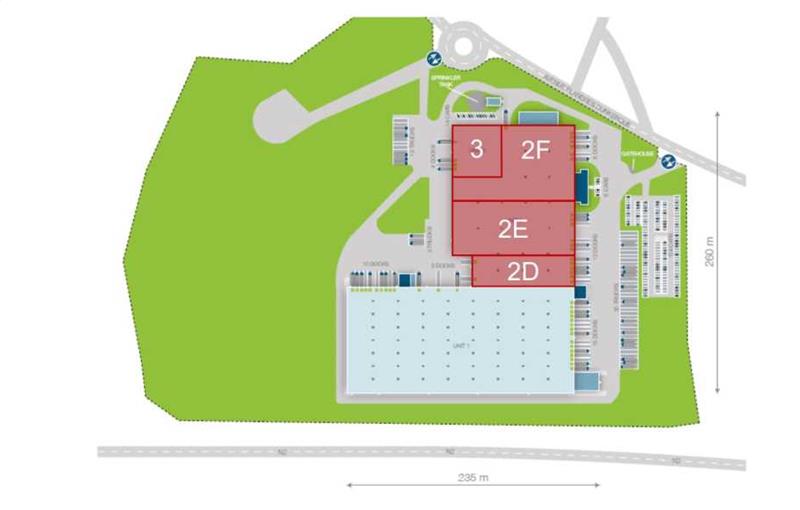 Location d'entrepôt de 28 216 m² à Villeneuve-Saint-Germain - 02200 plan - 1