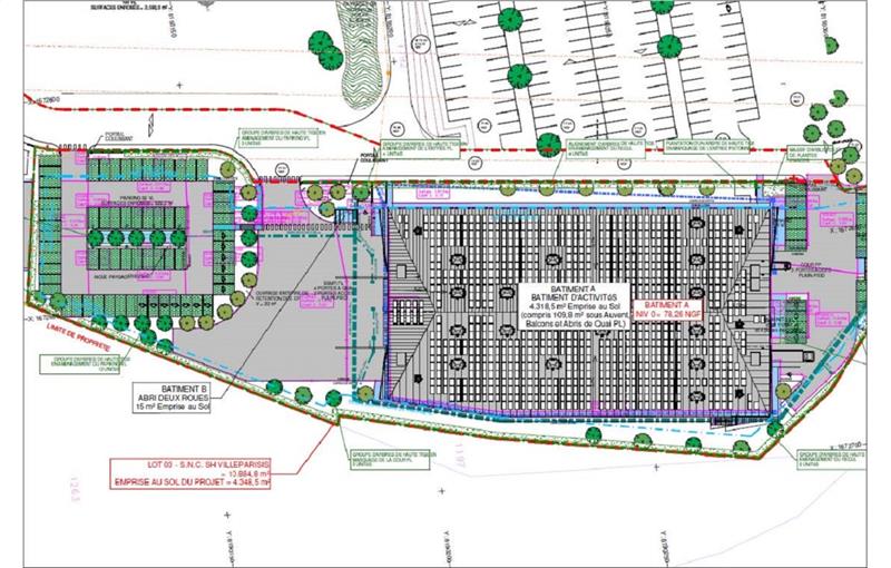 Location d'entrepôt de 1 616 m² à Villeparisis - 77270 plan - 1