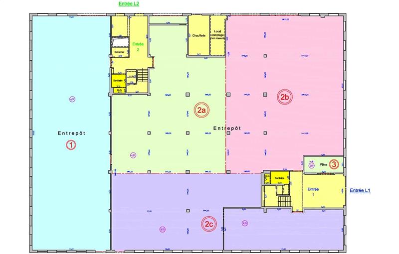 Location d'entrepôt de 1 167 m² à Villepinte - 93420 plan - 1