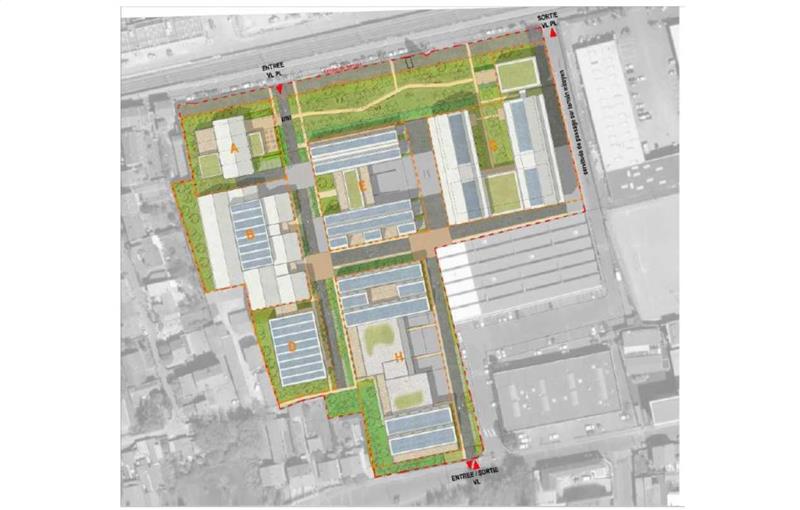 Location d'entrepôt de 1 921 m² à Villeurbanne - 69100 plan - 1