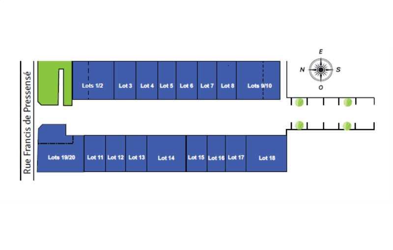 Location d'entrepôt de 275 m² à Villeurbanne - 69100 plan - 1