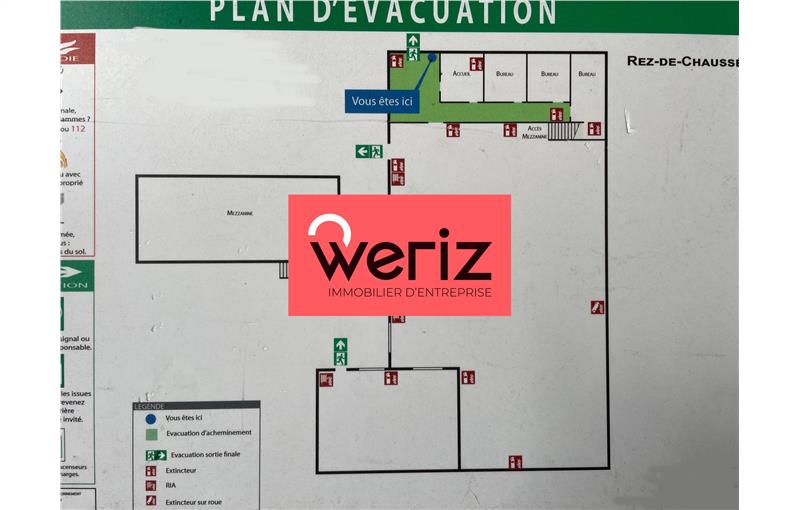 Location d'entrepôt de 1 440 m² à Vitrolles - 13127 plan - 1