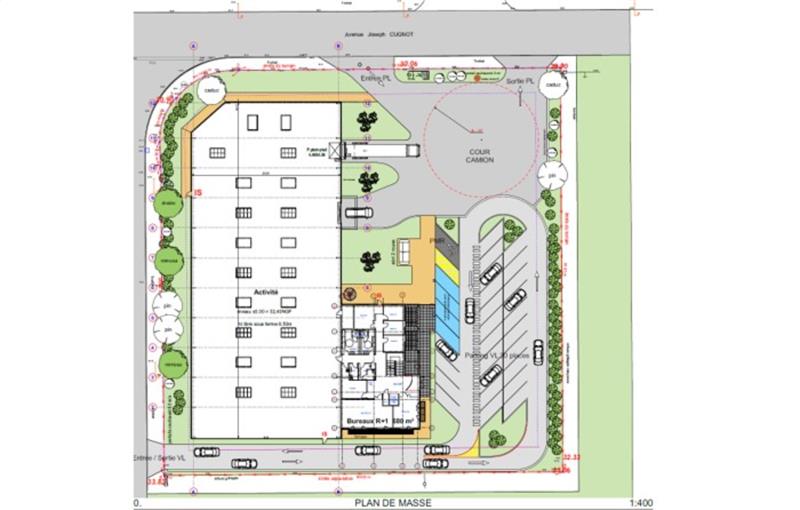 Location d'entrepôt de 2 314 m² à Vitrolles - 13127 plan - 1