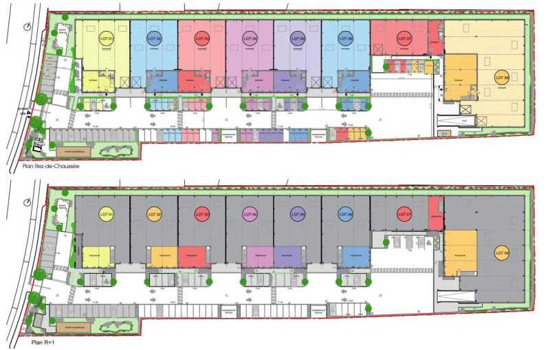 Location d'entrepôt de 1 108 m² à Wambrechies - 59118 plan - 1