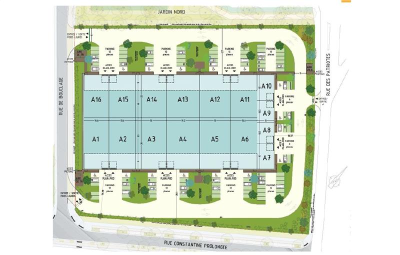 Location d'entrepôt de 4 119 m² à Wattrelos - 59150 plan - 1