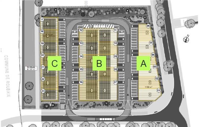 Location d'entrepôt de 5 630 m² à Wattrelos - 59150 plan - 1