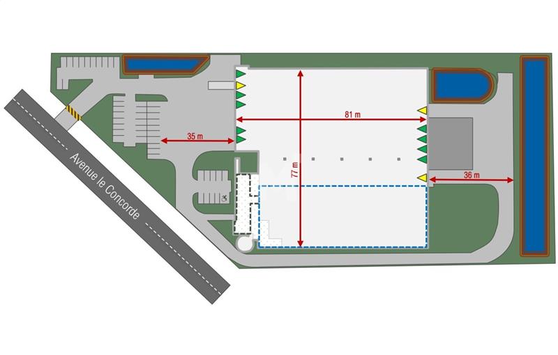 Location d'entrepôt de 6 190 m² à Wissous - 91320 plan - 1